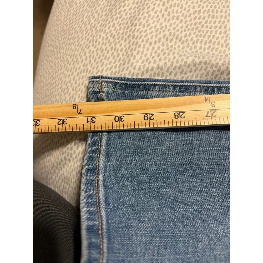Aéropostale Mid Rise Flare Light‎ Blue Denim Jeans Stretch 5-Pocket